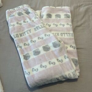 Forever 21 Pink and Gray Pajama Bottoms